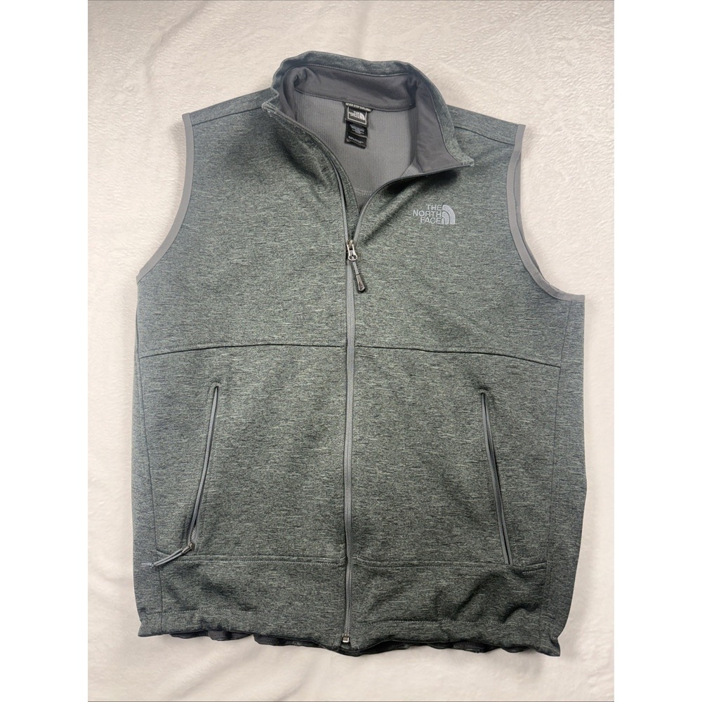 The North Face Mens Apex Bionic Softshell Vest Heather Gray NF0A88N6 L